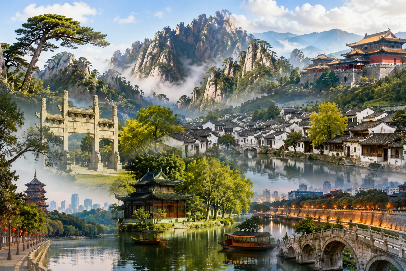 NINH BA - HÀNG CHÂU - AN HUY - VÔ TÍCH - NAM KINH 7N7D [T]