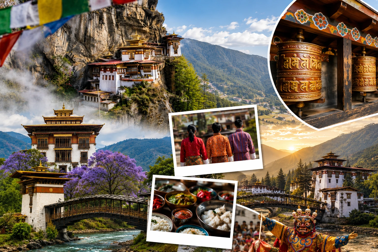 BHUTAN 5N4D [DAD] : HÀNH TRÌNH CHẠM ĐẾN HẠNH PHÚC