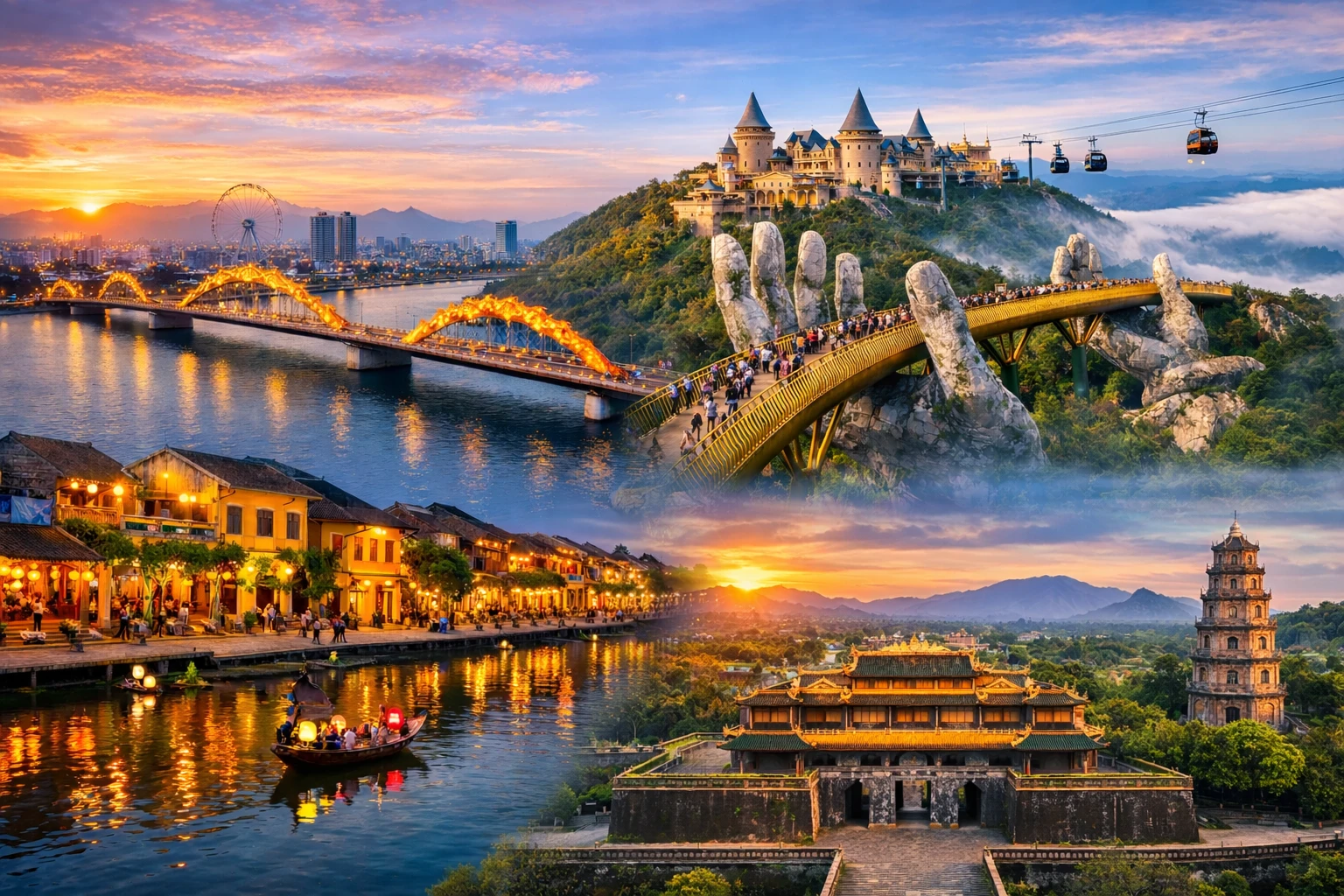[222] ĐÀ NẴNG – HỘI AN – BÀ NÀ HILLS – HUẾ 4N3D