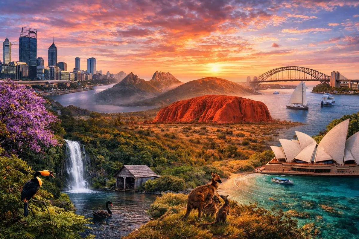 TOUR ĐÔNG - TÂY NƯỚC ÚC: PERTH – TASMANIA – ULURU –  SYDNEY 13N12D