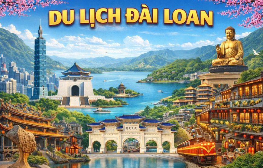 ĐÀI LOAN 5N4Đ: CAO HÙNG – ĐÀI TRUNG – ĐÀI BẮC [T]