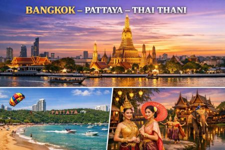 THÁI LAN 2026: BANGKOK – PATTAYA – THAI THANI 5N4D