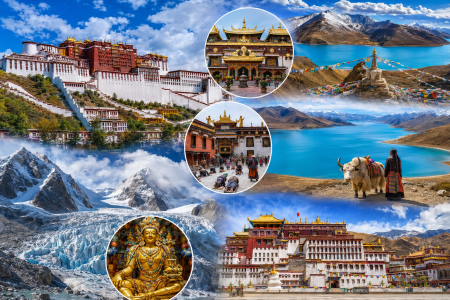 KHÁM PHÁ TÂY TẠNG HUYỀN BÍ 6N5D: POTALA CUNG – ĐẠI CHIÊU TỰ – ĐÈO YAMDROK – HỒ YAMDROK – SÔNG BĂNG KAROLA – ĐỀN THỜ THẦN TÀI DZAMBALA -SHIGATSE